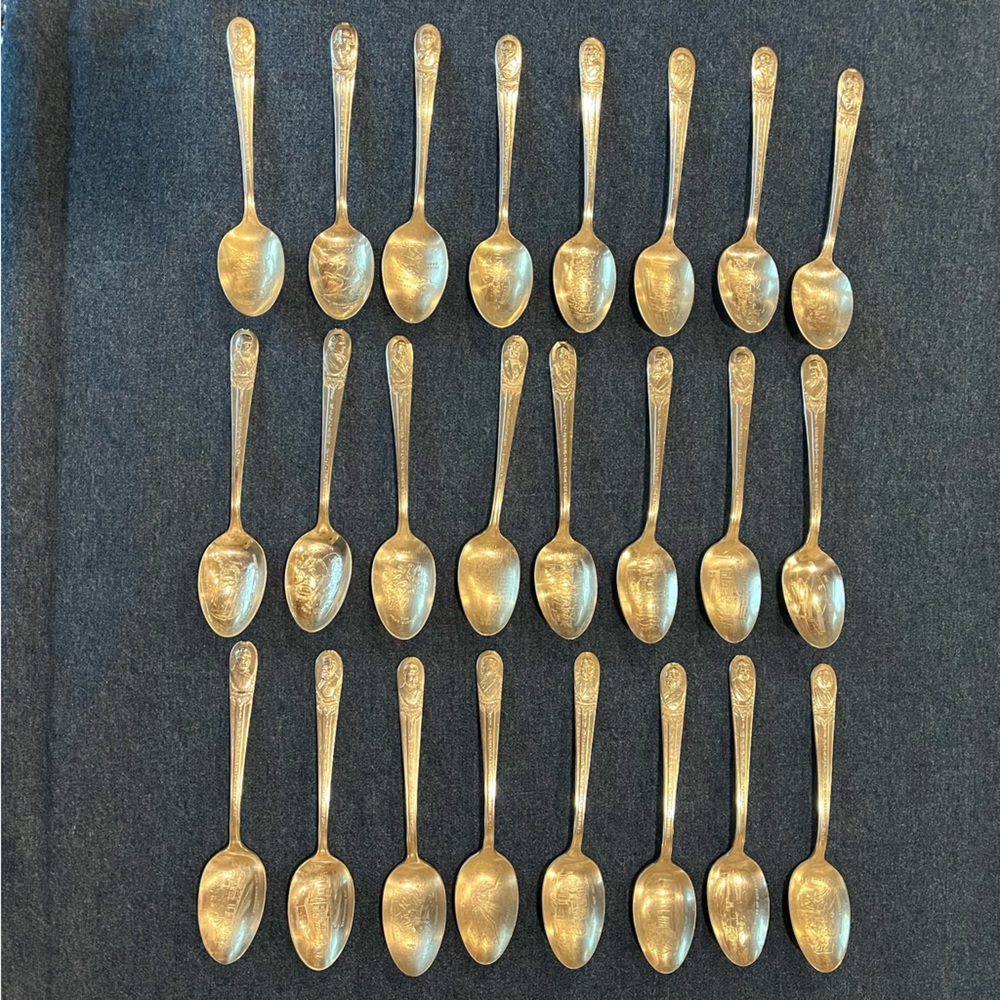 William Rogers Collectible Presidential Spoons